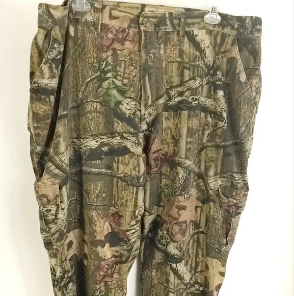 Russell Outdoors Cargo Pants Men's 3XL Break Up Infinity Camouflage Distressed - Picture 1 of 11